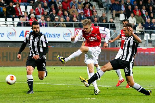 ALKMAAR - 03-10-2013 - Europa League, AZ - PAOK Saloniki,