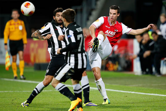 ALKMAAR - 03-10-2013 - Europa League, AZ - PAOK Saloniki,