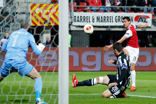 ALKMAAR - 03-10-2013 - Europa League, AZ - PAOK Saloniki,