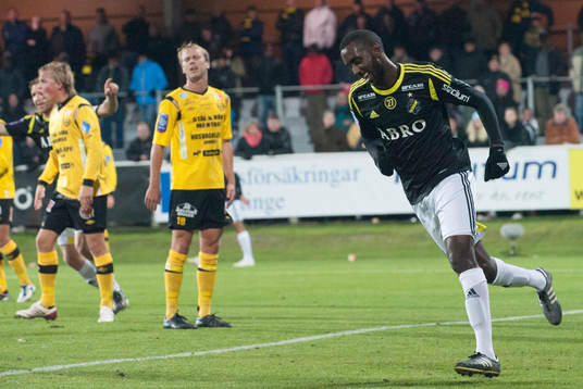 Henok Goitom, AIK, nickar in 0-2 AIK