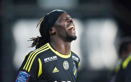Martin Mutumba och AIK jublade