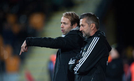 Tränarna i AIK, Andreas Alm och Nebojsa Novakovic