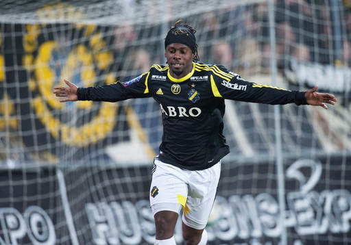 Martin Mutumba och AIK jublade