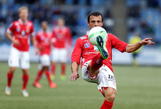 Kalmars Nenad Djordjevic i matchen mellan Norrköping och