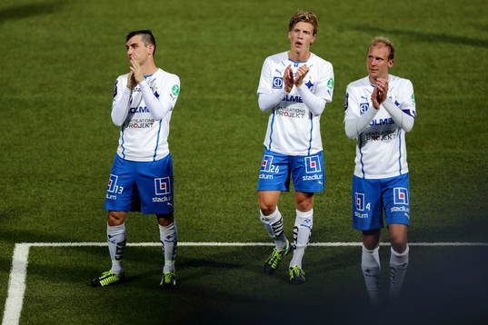 Norrköpings Nikola Tkalcic, Alexander Fransson och Andreas