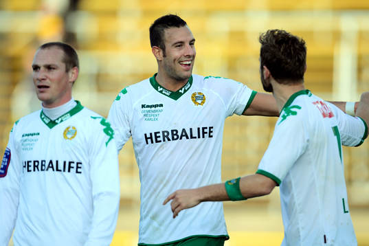 Hammarbys Andreas Haddad jublar
