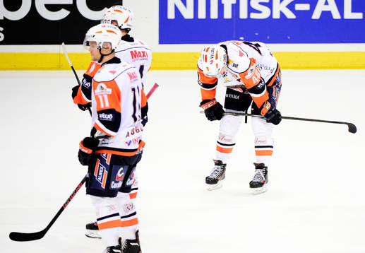 Växjös Dennis Rasmussen deppar