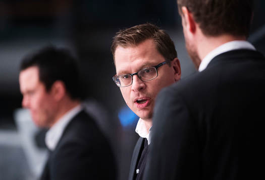 Björklövens tränare Jens Öhman