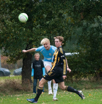 IFK Hässleholms Filip Ranmo i matchen i division 3 mellan