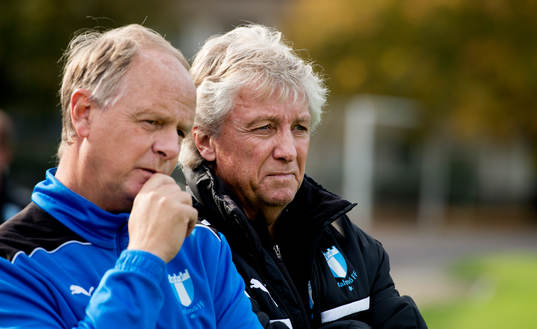 Malmös tränare Anders Palmér och Tore Cervin