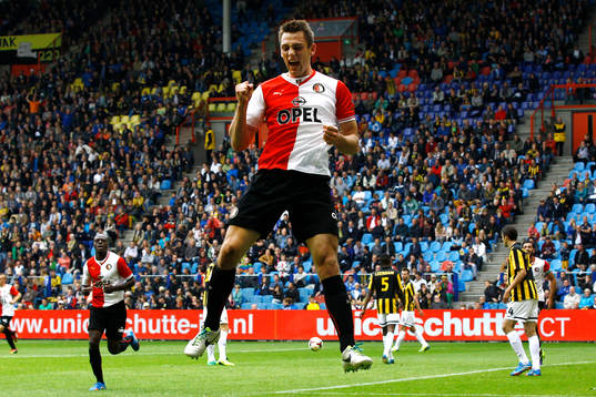 ARNHEM - Vitesse - Feyenoord ,  Voetbal Eredivisie ,