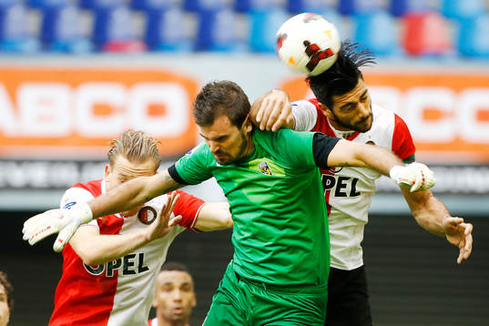 ARNHEM - Vitesse - Feyenoord 1-2 ,  Voetbal Eredivisie ,