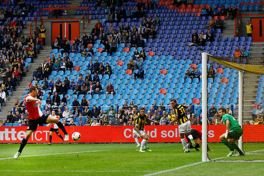 ARNHEM - Vitesse - Feyenoord 1-2 ,  Voetbal Eredivisie ,