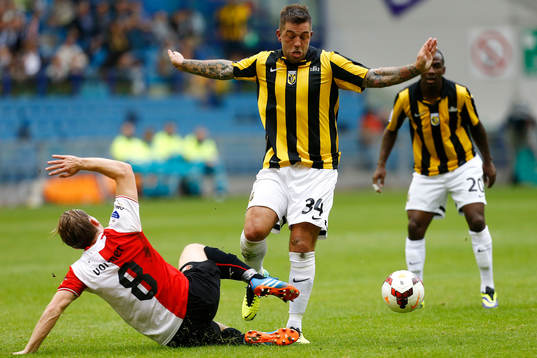 ARNHEM - Vitesse - Feyenoord 1-2 ,  Voetbal Eredivisie ,