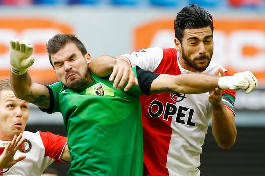 ARNHEM - Vitesse - Feyenoord 1-2 ,  Voetbal Eredivisie ,