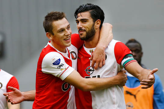 ARNHEM - Vitesse - Feyenoord 1-2 ,  Voetbal Eredivisie ,