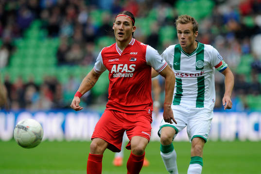 Bläddra bland fler bilder av Fotboll, Holländska Ligan, Groningen - AZ Alkmaar