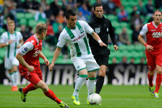 GRONINGEN - Voetbal, FC Groningen - AZ, Eredivisie, stadion