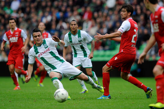 GRONINGEN - Voetbal, FC Groningen - AZ, Eredivisie, stadion