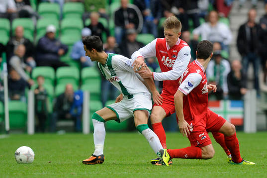 GRONINGEN - Voetbal, FC Groningen - AZ, Eredivisie, stadion
