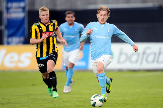 Häckens David Frölund och Malmös Emil Forsberg