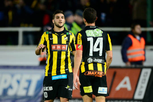 Häckens Moestafa El Kabir  och Martin Ericsson