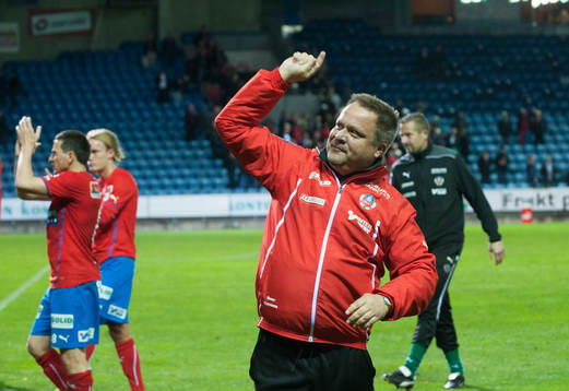 Matchen är slut och Helsingborgs tränare Roar Hansen