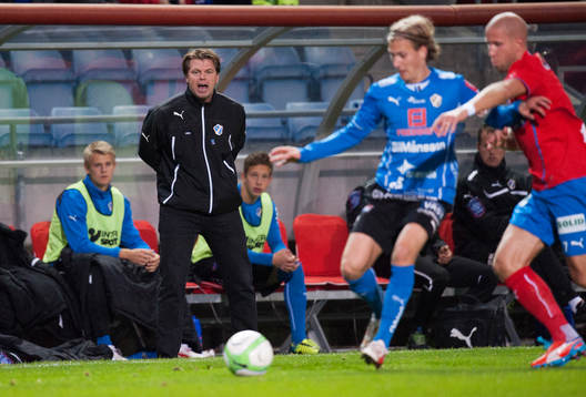 Halmstads tränare Jens Gustafsson i allsvenskan mellan