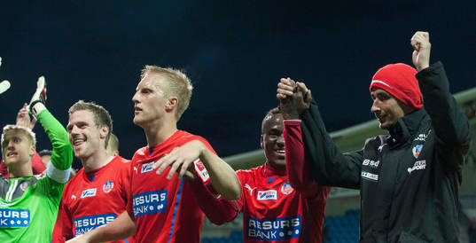 Matchen är slut och Helsingborgs David Accam och Loret