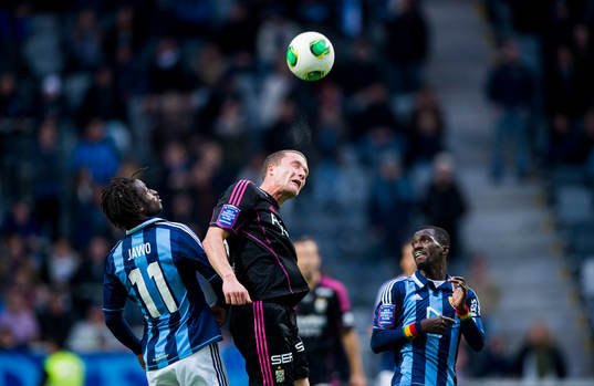 Djurgårdens Amadou Jawo och Yussif Chibsah