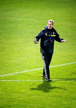 Förbundskaptenen Erik Hamrén