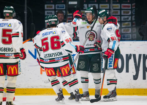 Frölundas Alexander Wennerberg jublar