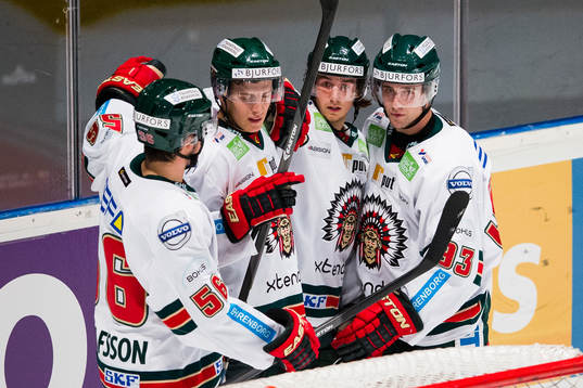 Frölundas Alexander Wennerberg jublar