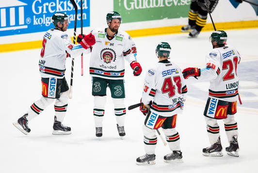Frölundas Dick Axelsson jublar