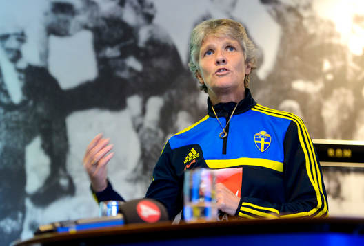 Sveriges förbundskapten Pia Sundhage