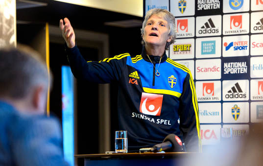 Sveriges förbundskapten Pia Sundhage