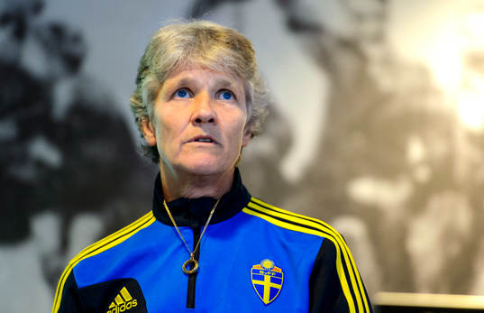 Sveriges förbundskapten Pia Sundhage