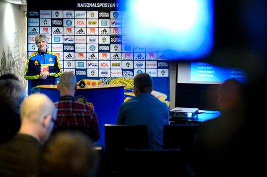 Sveriges förbundskapten Pia Sundhage