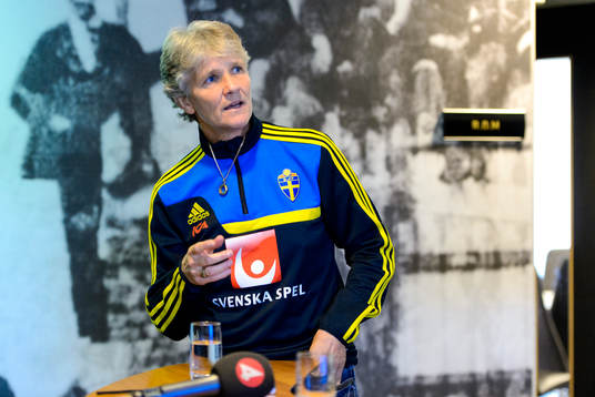 Sveriges förbundskapten Pia Sundhage