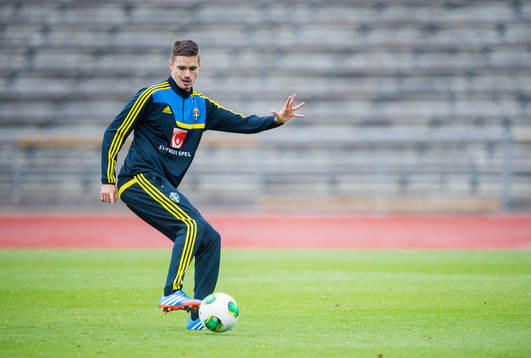Mikael Lustig tränade på egen hand