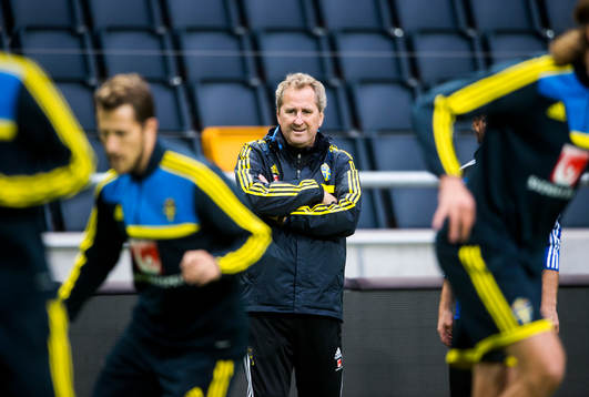 Förbundskaptenen Erik Hamrén