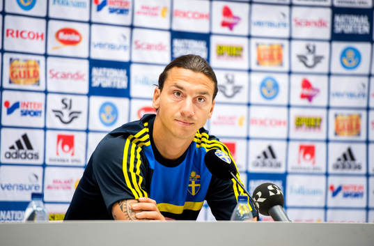 Presskonferens med Zlatan Ibrahimovic