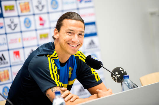 Presskonferens med Zlatan Ibrahimovic