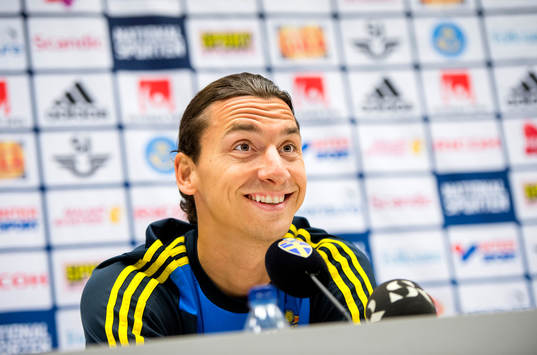 Presskonferens med Zlatan Ibrahimovic