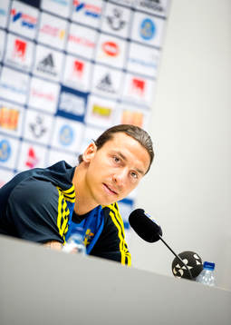Presskonferens med Zlatan Ibrahimovic