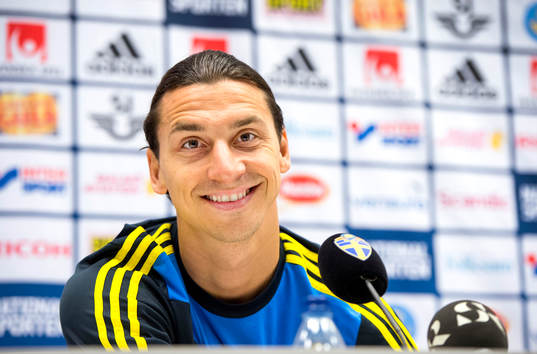 Presskonferens med Zlatan Ibrahimovic