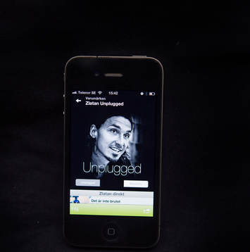 Zlatan Ibrahimovic lanserar sin app Zlatan Unplugged