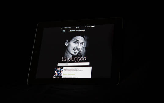 Zlatan Ibrahimovic lanserar sin app Zlatan Unplugged