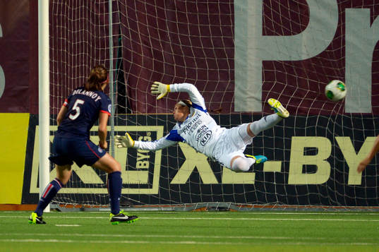 Paris Saint-Germains Sabrina Delannoy, kvitterar till 1-1