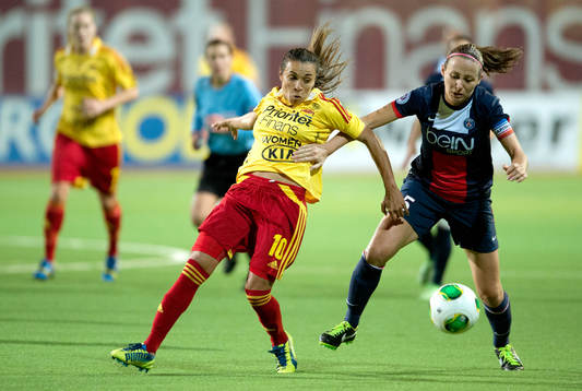 Marta Vieira da Silva, Tyresö och Sabrina Delannoy,Paris